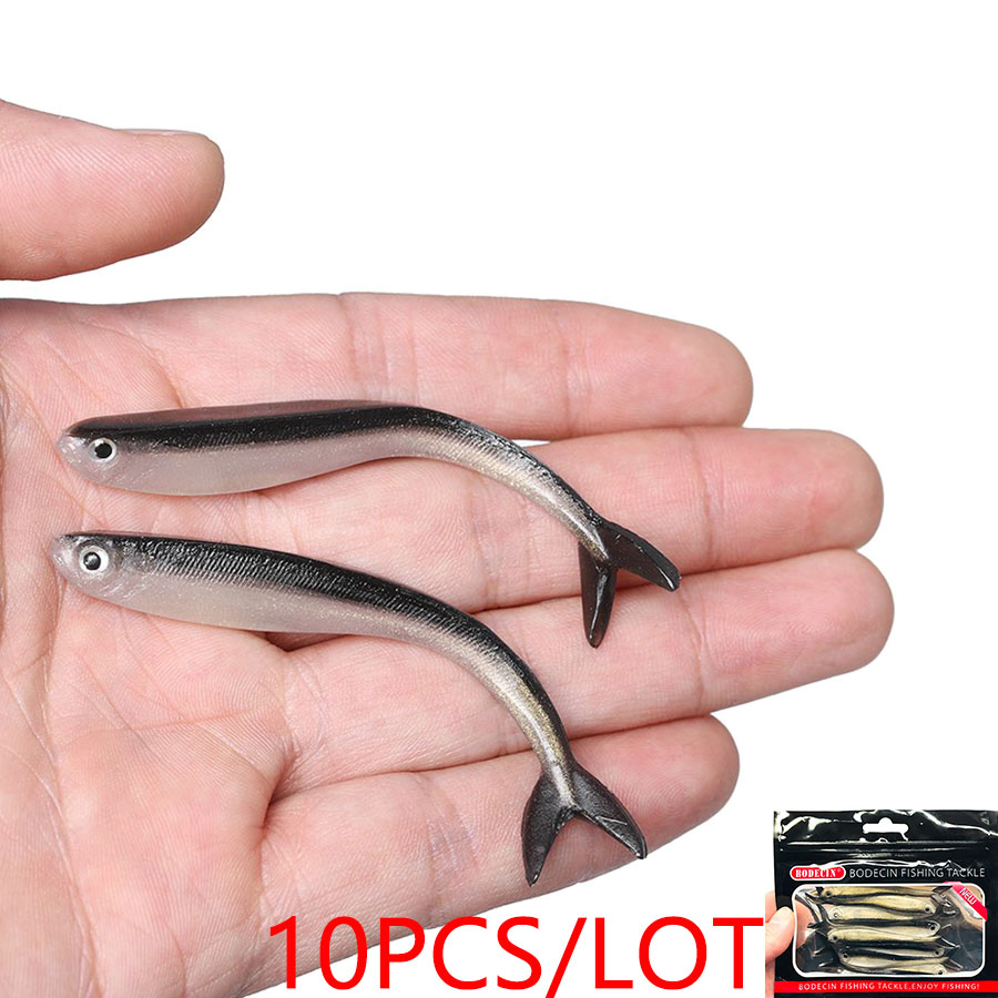 Fishing Lure Soft Plastic - Easy Shiner Wobbler Jigging Wurm Fisch