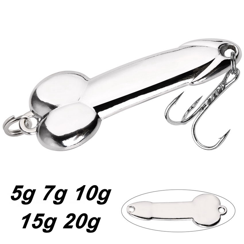 Metall löffel Penis form Angel – Fishing Lure Spinnerbait Bewertung und Preis