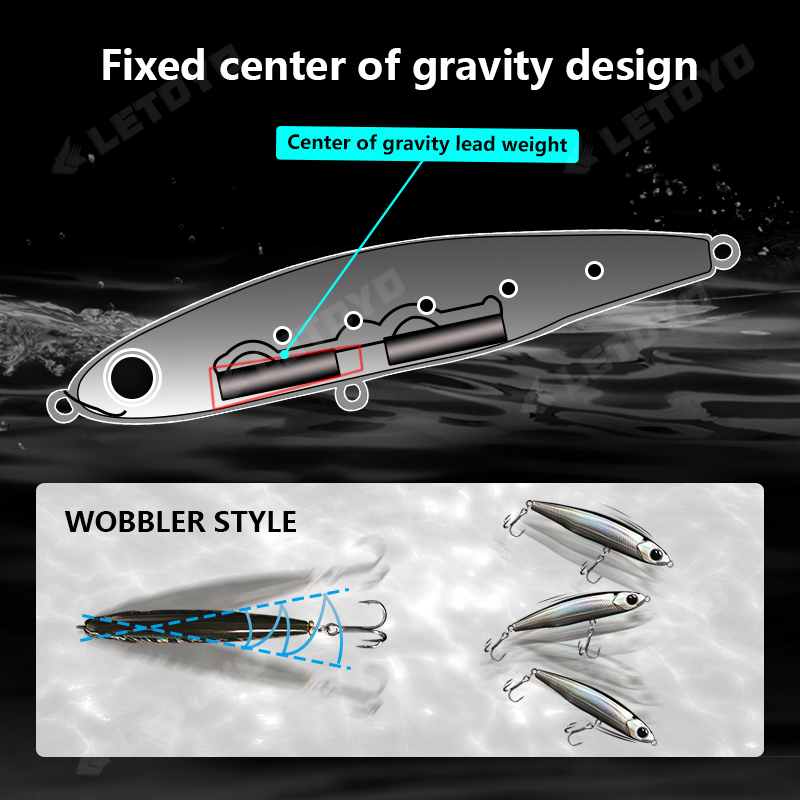 LETOYO Sinking Pencil 17g 12g- – Fishing Lure Spinnerbait Bewertung und Preis