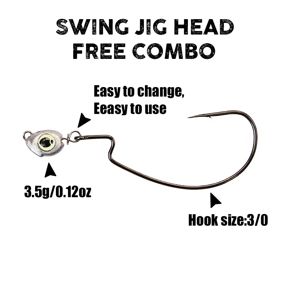 B&U Swing Jig Head Cheburashka – Fishing Lure Spinnerbait Bewertung und Preis